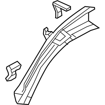 Honda 04684-TLA-A00ZZ Extension Set, L. FR. Shock Absorber