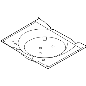 Nissan 74514-4BA0A Floor - Rear, Rear