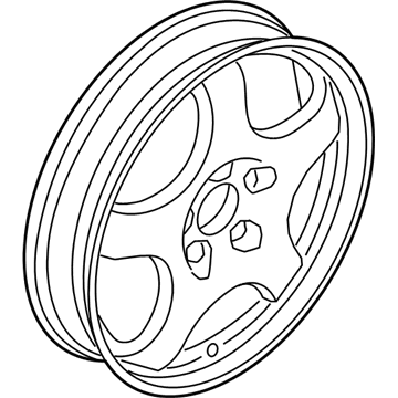 BMW 36-11-6-885-157 Emergency Wheel, Light Alloy