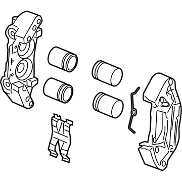 Acura 45019-SJA-A02 Caliper Sub-Assembly, Driver Side