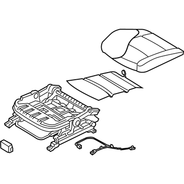 Hyundai 88200-3Y600-MSD Cushion Assembly-Front Seat, Passenger