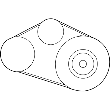 Honda 38920-P2A-013 Belt, Compressor (4Pk820)