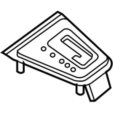 Nissan 96941-JA01A FINISHER - Console Indicator