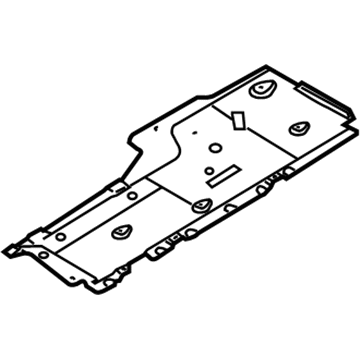 BMW 51-75-8-040-535 Lateral Underbody Shield, Left