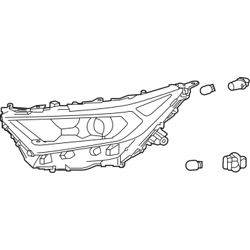 Toyota 81110-0R162 Headlamp Assembly