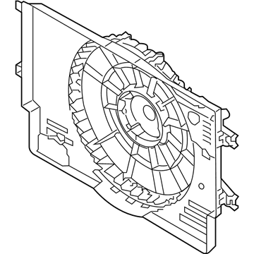 Hyundai 25350-F3300 SHROUD-Radiator