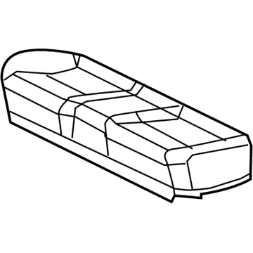 Honda 82131-SNA-A21ZB Cover, Rear Seat Cushion Trim (Pearl Ivory)