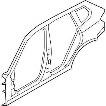 BMW 41-00-7-267-465 Side Frame, Exterior, Left