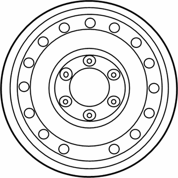 Toyota 42601-AD030 Wheel, Spare