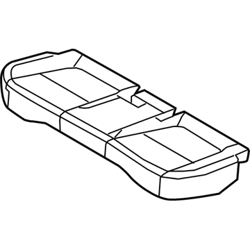 Hyundai 89160-K4100-SVE Rear Seat Cushion Covering Assembly