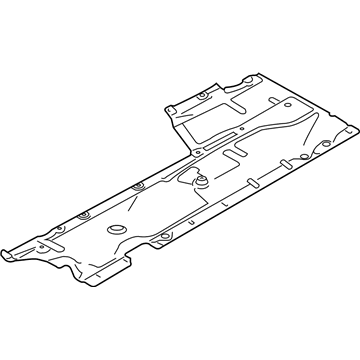 BMW 51-75-7-241-833 Underbody Panelling, Side Left