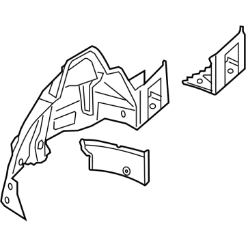 BMW 41-00-9-883-555 REAR LEFT WHEELHOUSE