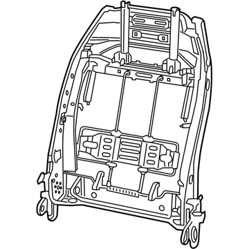 Mopar 68471675AA Front Seat Back