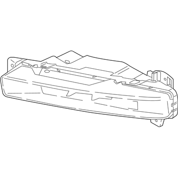 BMW 63-17-9-477-172 FRONT FOG LAMP, LED, RIGHT