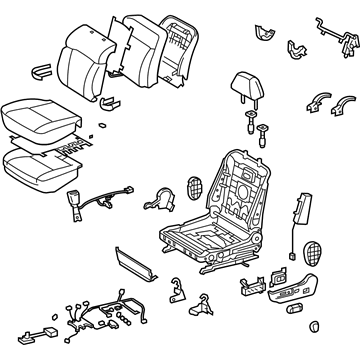 Lexus 71200-30P01-A0 Seat Assy, Front LH