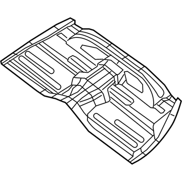 Mopar 68038995AB Pan-Center Floor