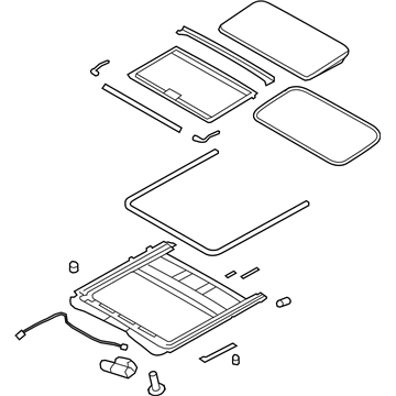 Hyundai 81600-3N710-NYM Sunroof Assembly