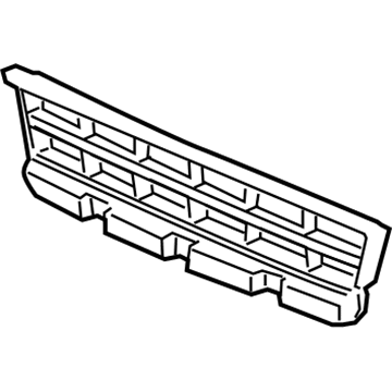 Honda 71120-SCV-A50 Mesh, Front Bumper Grille