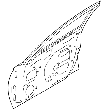 Nissan 80100-6CA0A Door Front RH