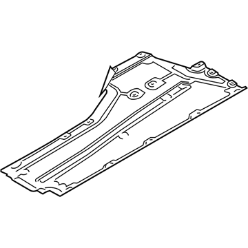 BMW 51-75-7-340-778 Underbody Panelling, Side Right