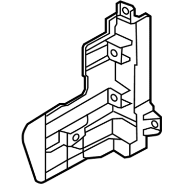 Hyundai 29136-B1100 Air Guard, Left