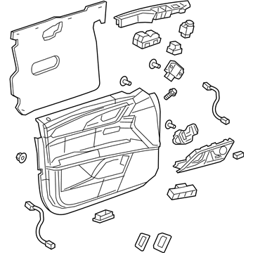 GM 84164226 Door Trim Panel