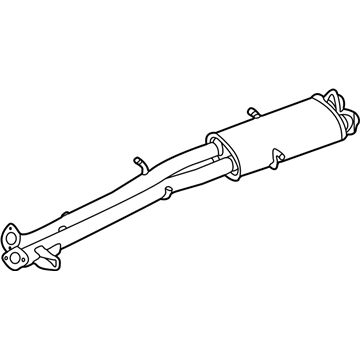 BMW 18-30-7-502-201 Centre Muffler