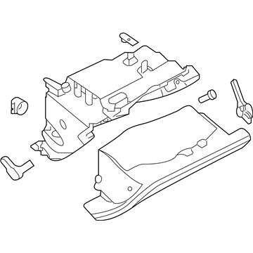 Infiniti 68500-5DC0A Box Assy-Glove