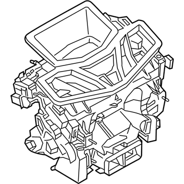 BMW 64-11-7-944-537 Distribution Housing A/C Uni