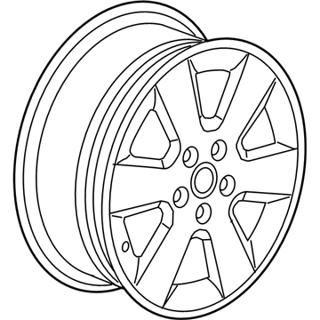 Mopar 1CY86SZ0AA Aluminum Wheel