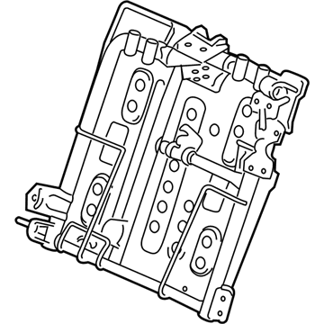 Honda 82526-TP6-A01 Frame, L. RR. Seat-Back