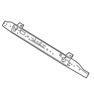 Mopar 68227140AC Beam-Front Bumper