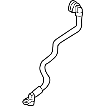 BMW 13-90-8-665-234 FUEL TANK BREATHER LINE