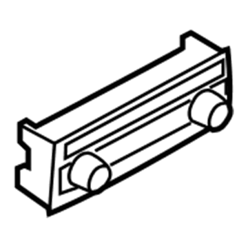 BMW 61-31-9-290-752 A/C Control Panel, Rear Cabin