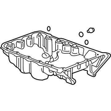 Acura 11200-RJA-010 Pan, Oil