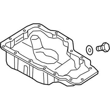 Hyundai 21510-2E040 Pan Assembly-Engine Oil