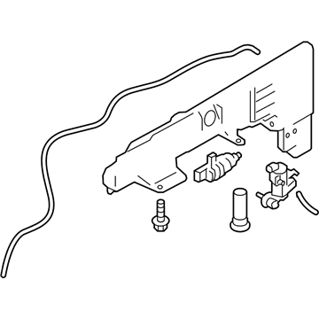 Infiniti 28910-1LA1B Windshield Washer Tank Assembly