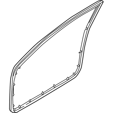 Nissan 80831-3Z600 Weatherstrip-Front Door, LH