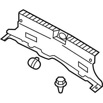 Hyundai 85770-3S000-RY Trim-Transverse Rear