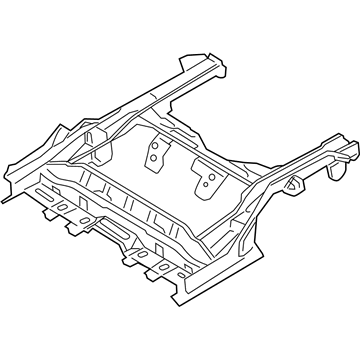 Hyundai 65700-A5010 Member Assembly-Rear Floor Under