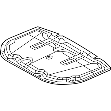 Lexus 53341-06550 INSULATOR, Hood