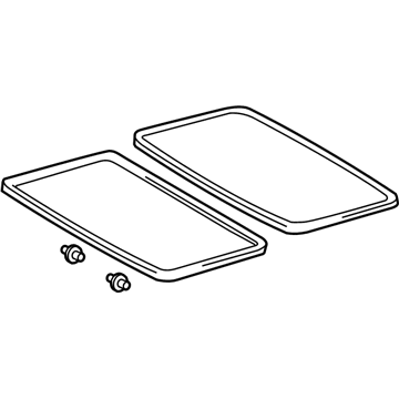 Lexus 63201-75030 Sliding Roof Glass Sub-Assembly