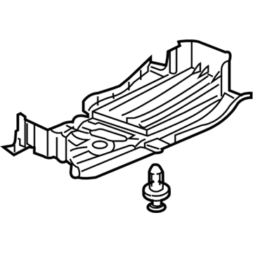 Honda 74642-TK6-A00 Cover, RR. Floor (Lower)