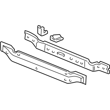 Acura 04603-SZ3-A01ZZ Crossmember Set, Front Bulkhead (Lower)