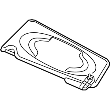 GM 19317017 Sunvisor