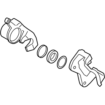 Hyundai 58180-3QA50 CALIPER Kit-Front Brake, LH