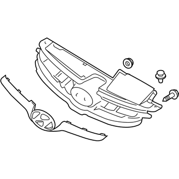 Hyundai 86350-3X000 Radiator Grille Assembly