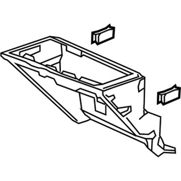 Honda 77293-SZT-G11ZA Cover Set, Center (Lower) *NH167L* (GRAPHITE BLACK)