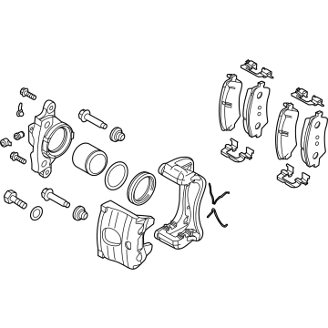 Hyundai 58110-AA100 Brake Assembly-FR, LH