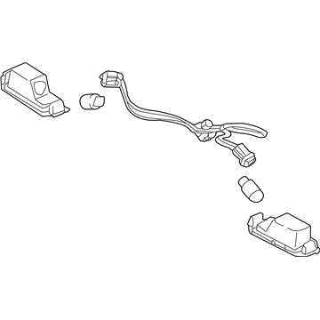 Hyundai 92501-G2000 Lamp Assembly-License Plate